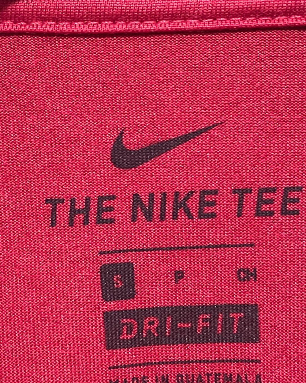 Nike Red Sport T Shirt  For Men Small