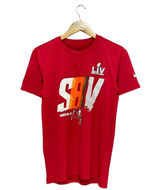 Nike Red Sport T Shirt  For Men Small