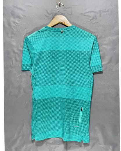 Nike Green Sport T Shirt  For Men Small