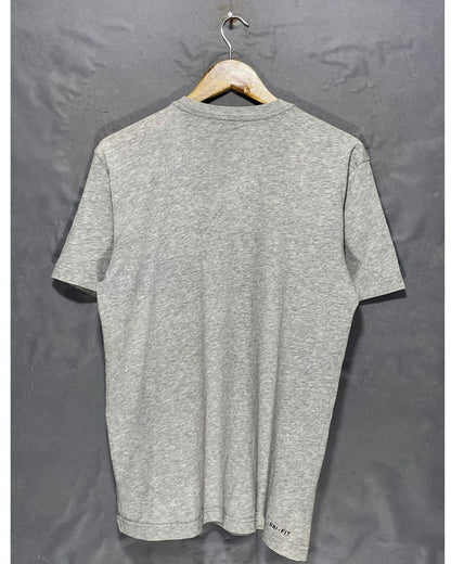 Nike Gray Sport T Shirt  For Men Medium