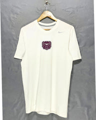 Nike White Sport T Shirt  For Men Small