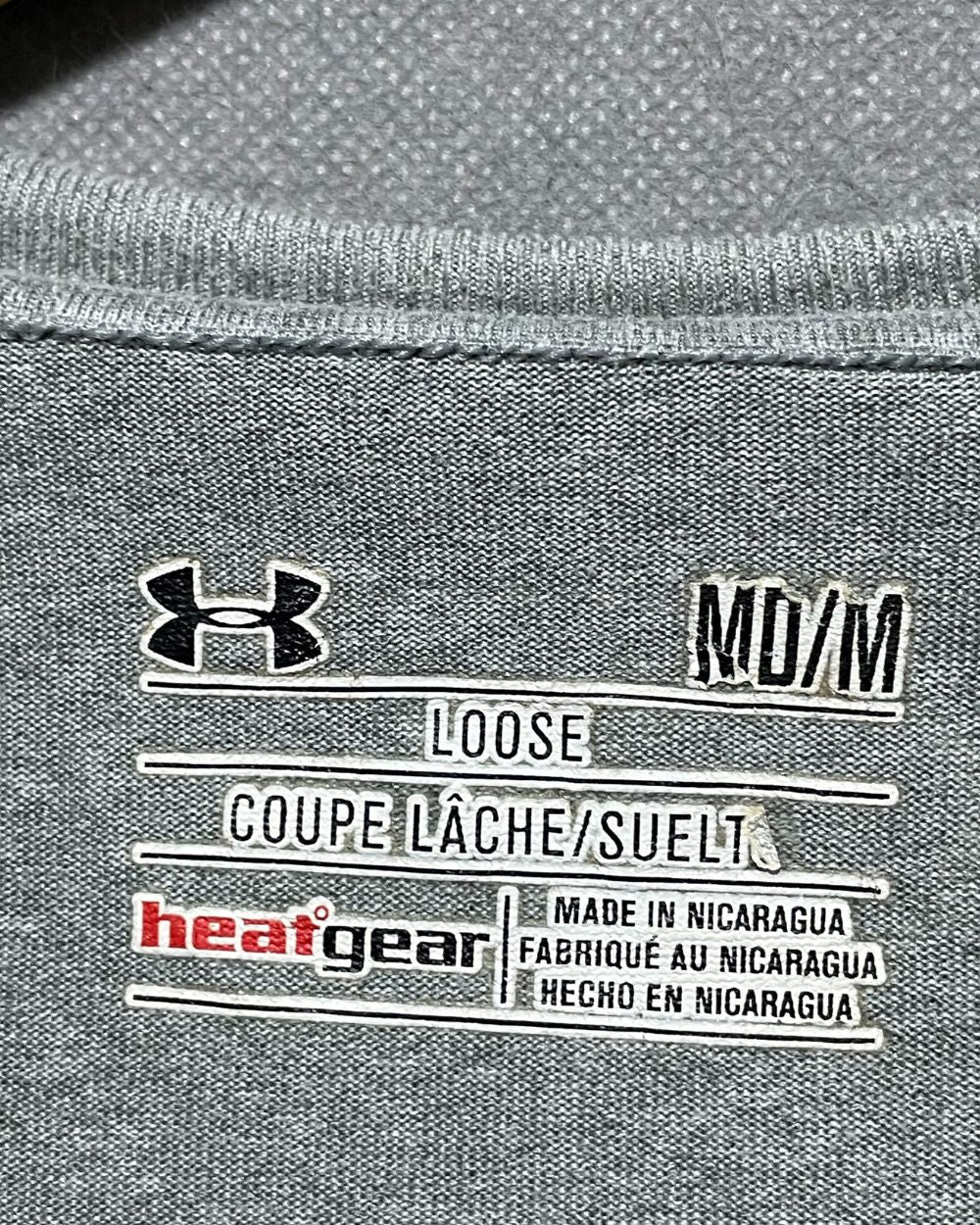 Under Armour Gray Sport T Shirt  For Men Medium