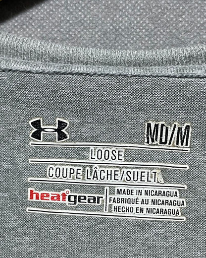 Under Armour Gray Sport T Shirt  For Men Medium