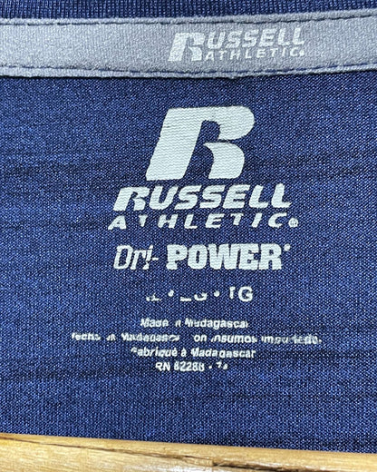 Russell Blue Sport T Shirt  For Men L