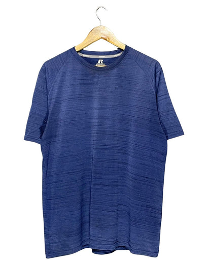 Russell Blue Sport T Shirt  For Men L