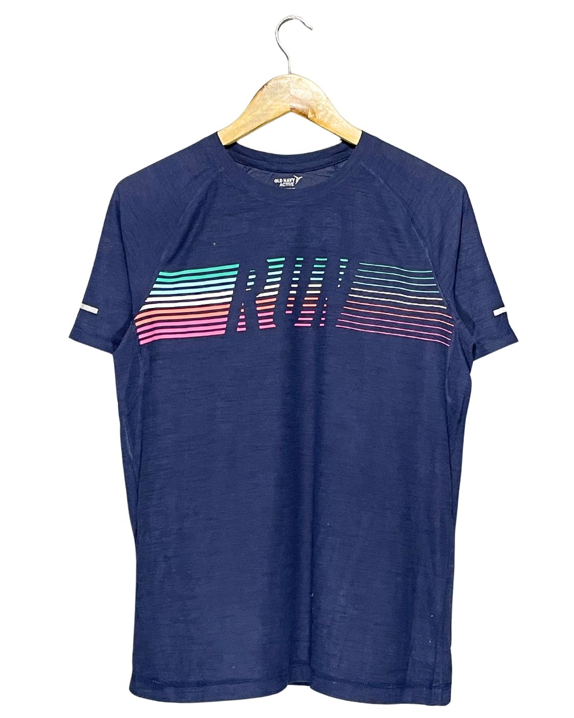 Old Navy Blue Sport T Shirt  For Men Small