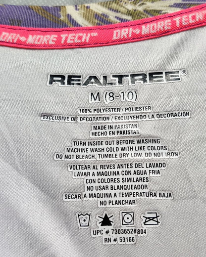 Realtree Purple Sport T Shirt  For Women M