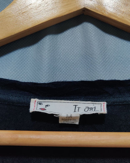 It Girl Black Sport T Shirt For Women M