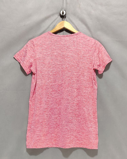 Realessentias Pink Sport T Shirt For Women M