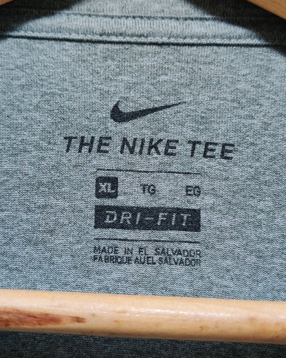 Nike Gray Sport T Shirt  For Men XL