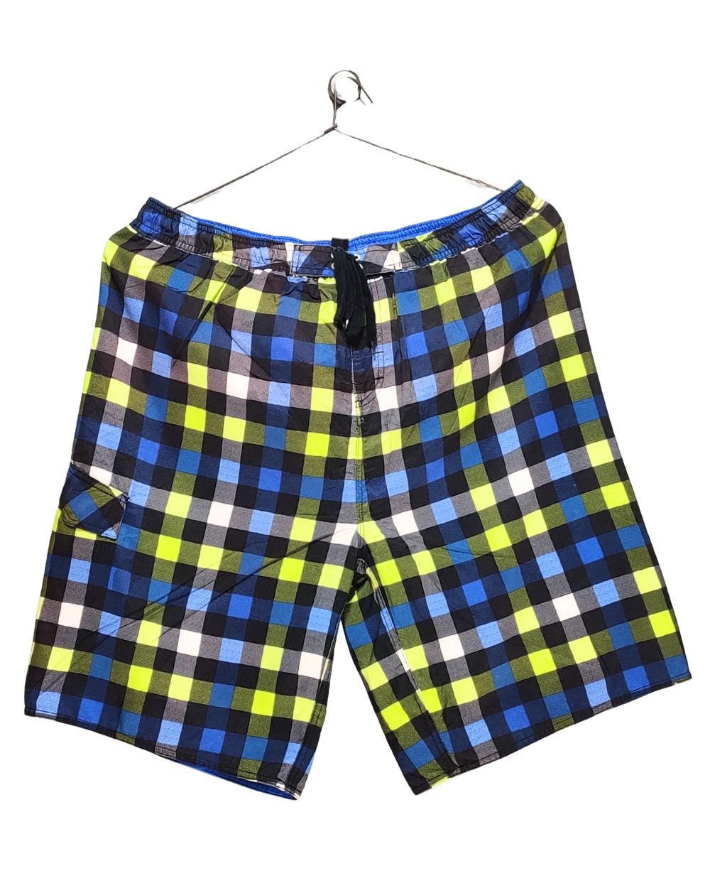 Burnside Blue Parachute Short For Men XL