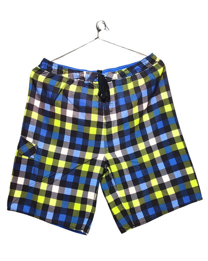 Burnside Blue Parachute Short For Men XL