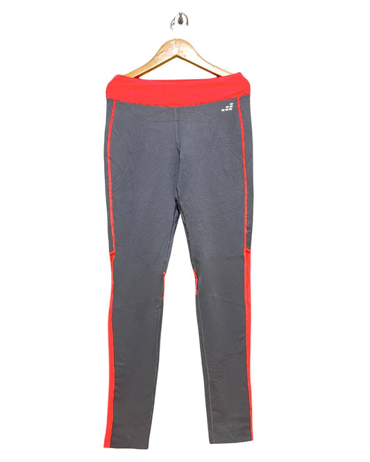 Bcg Gray Sport Gym Tights For Women L