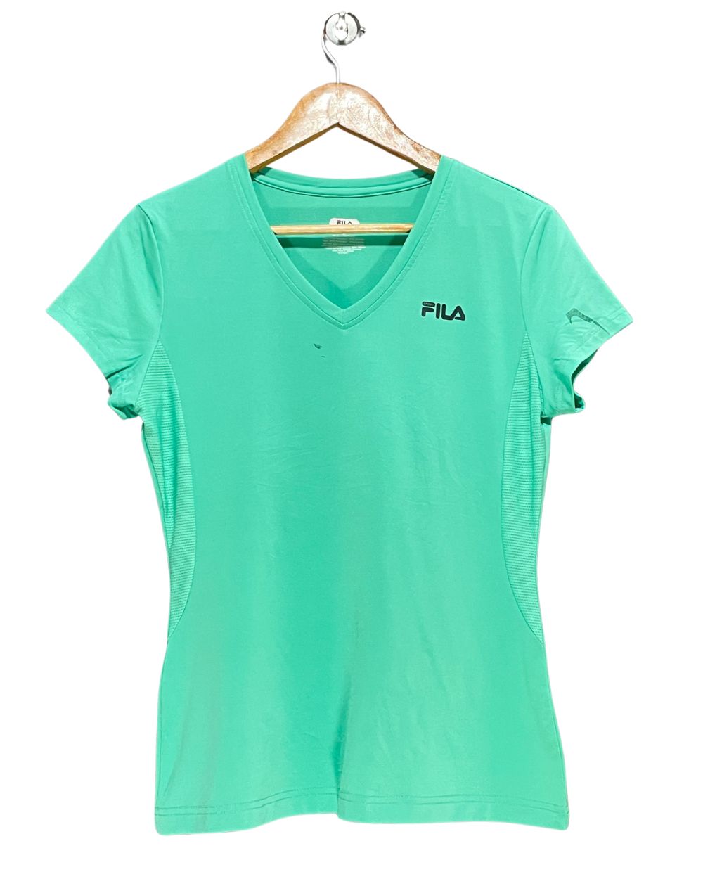 Fila Green Sport T Shirt For Women M