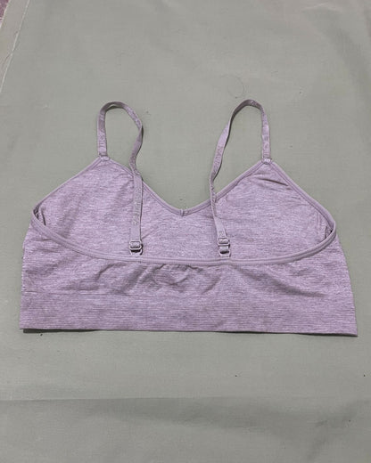 Nautica Purple Sport Bra For Women XL