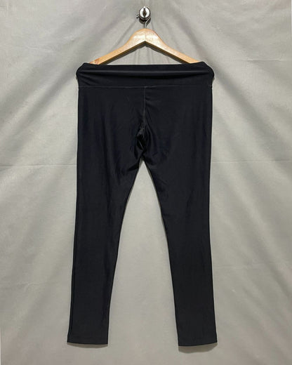 Avta Black Sport Gym Tights For Women Large