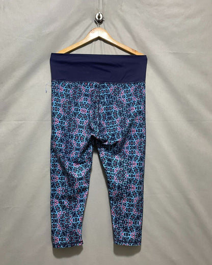 Fabletics  Blue Sport Gym Tights For Women XX Large