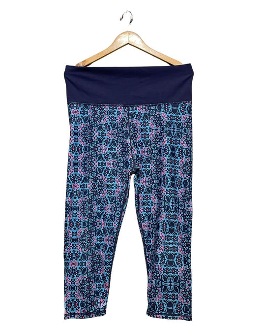 Fabletics  Blue Sport Gym Tights For Women XX Large