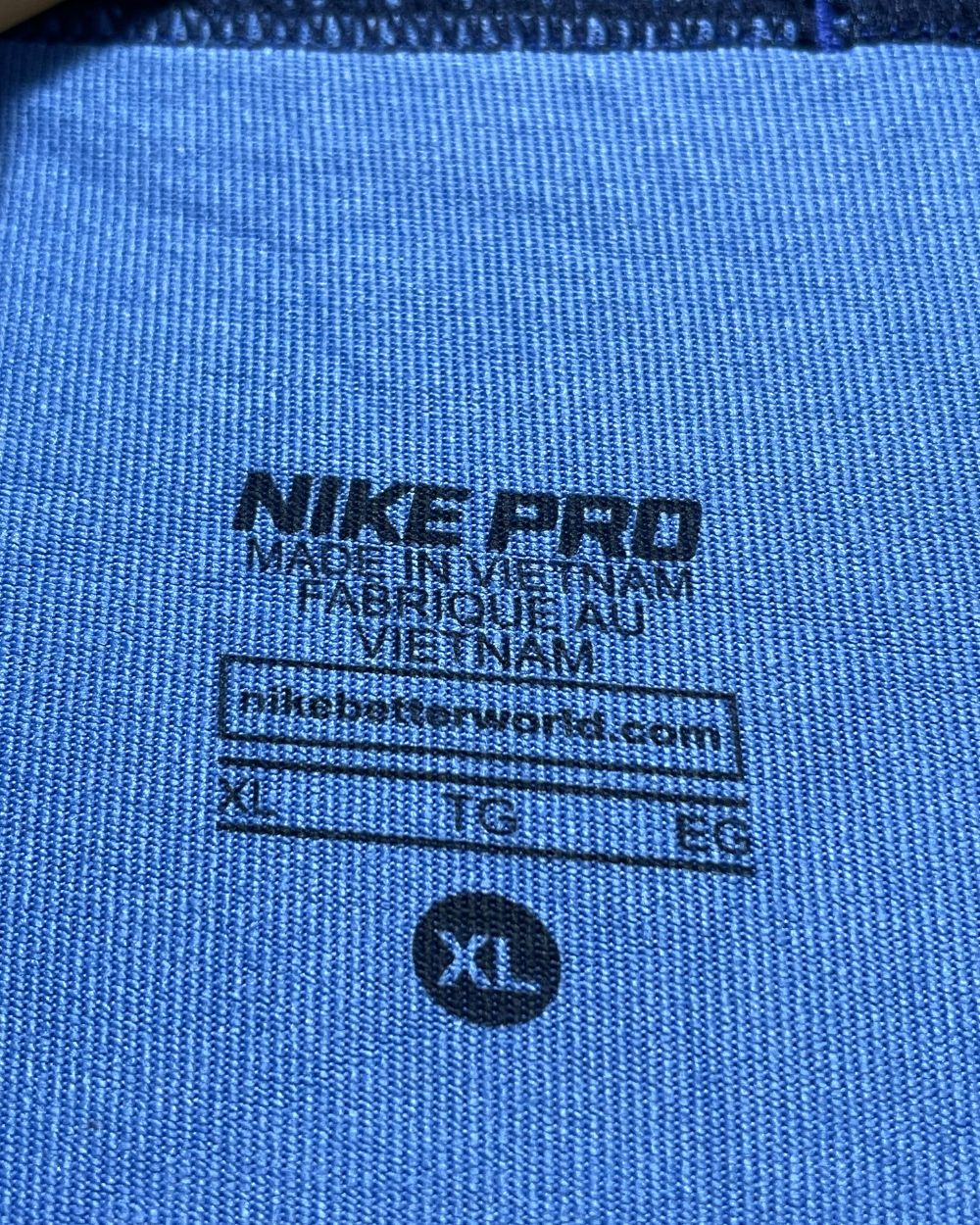 Nike Pro Blue Sport Gym Tights For Women Large