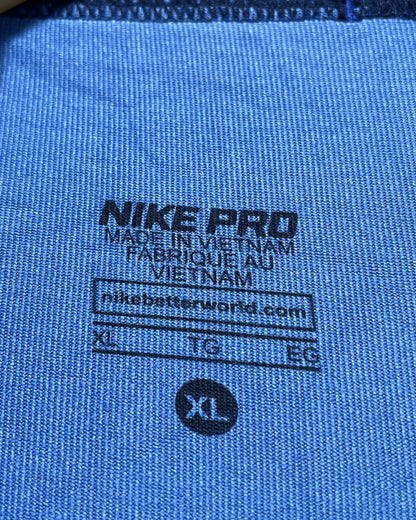 Nike Pro Blue Sport Gym Tights For Women Large