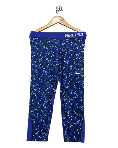 Nike Pro Blue Sport Gym Tights For Women Large