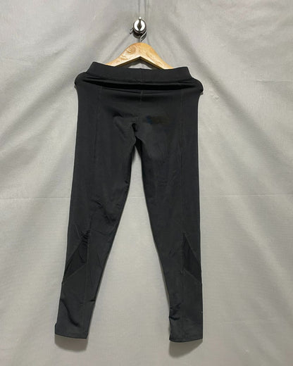 gk Black Sport Gym Tights For Women XS