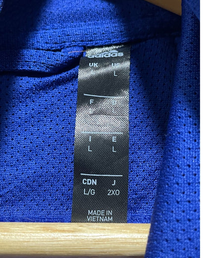 Adidas Blue Hoodie For Men Large