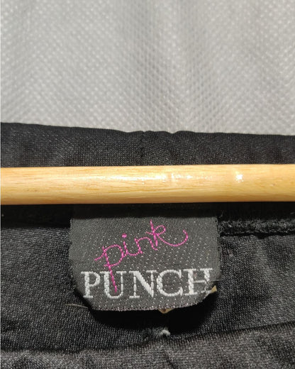 Punce Black Sport Trouser For Women X Large