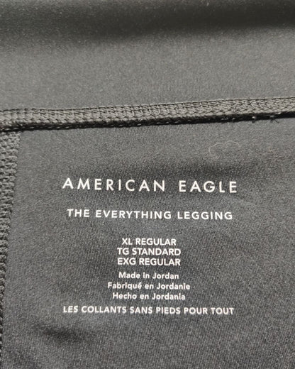 American Eagle Black Sport Gym Tights For Women XL