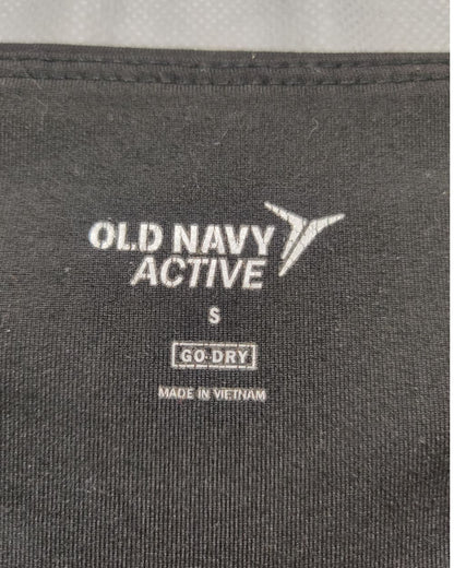 Old Navy Black Sport Gym Tights For Women Small