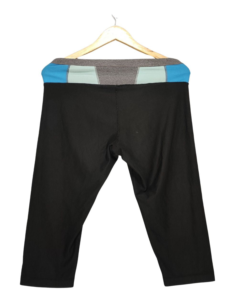 RBX Black Sport Gym Tights For Women L