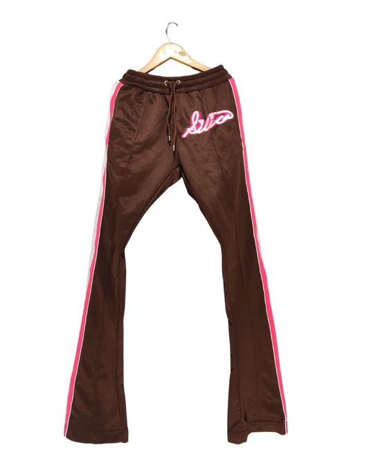 Silica Brown Sport Trouser For Women Small