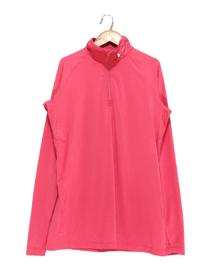 Nike Pro Combat Pink Sweatshirt For Women Large