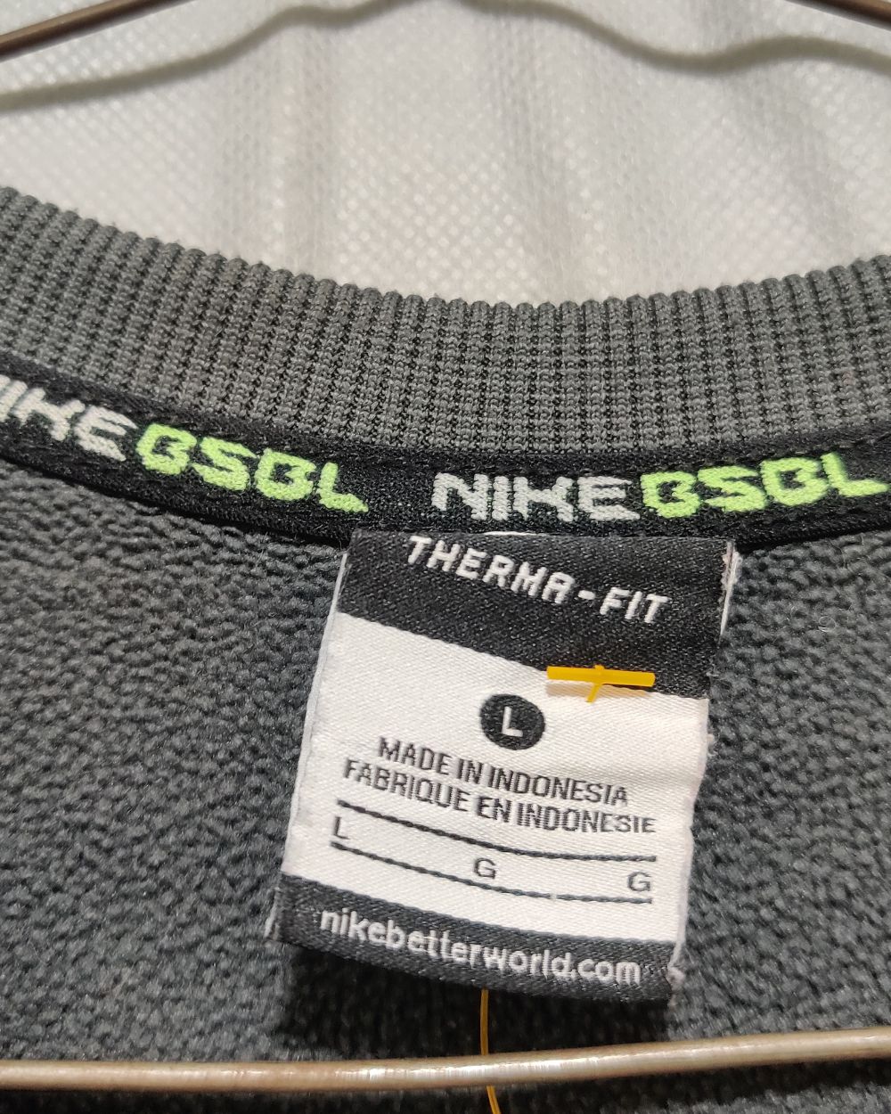 Nike Grey For Men Sweatshirt Large