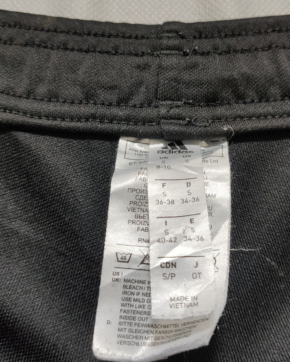 Adidas Black Sport Trouser For Men Small