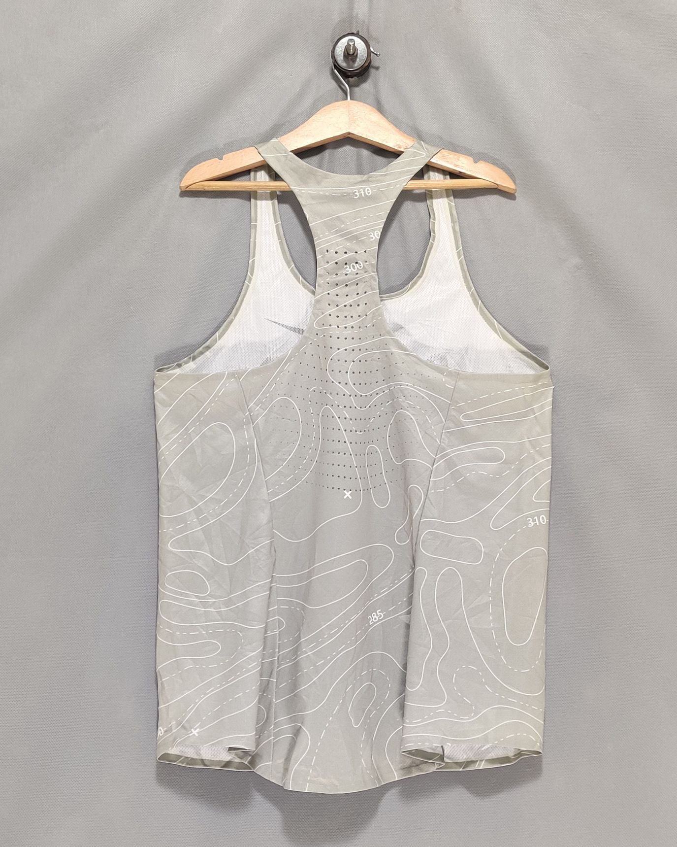 Nike Gray Sport Vest T Shirt For Women XS