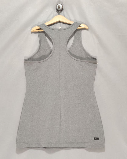 Fila Gray Sport Vest T Shirt For Women Medium