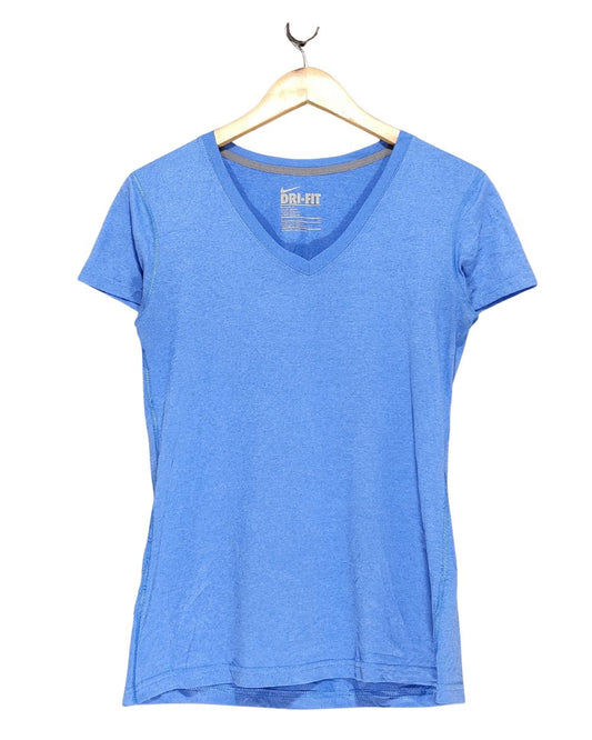 Nike Dri Fit Blue Sport T Shirt For Women Small