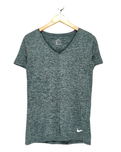 Nike Dri Fit Gray Sport T Shirt For Women M