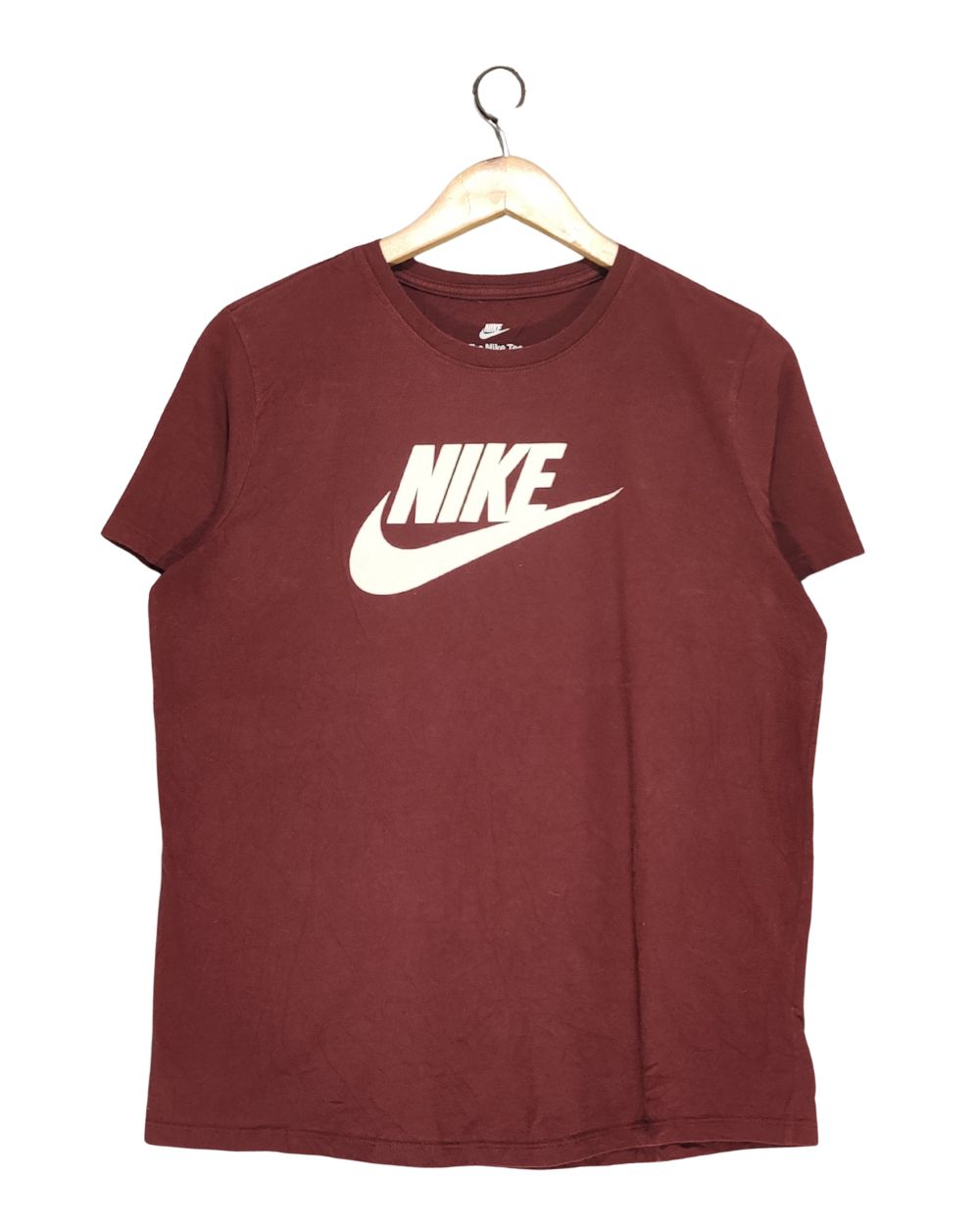 Nike Maroon Sport T Shirt For Women Large