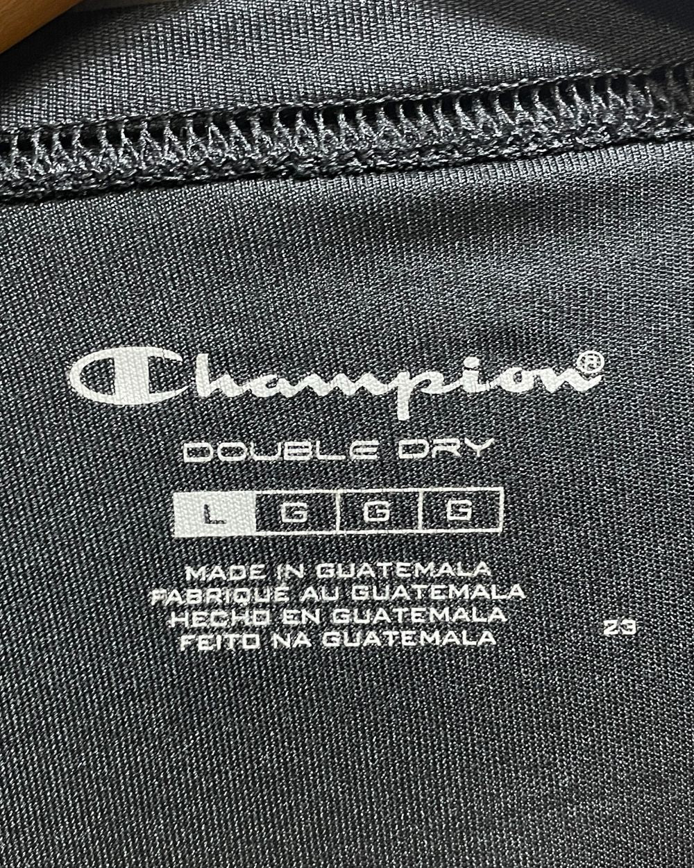 Champion Black Sport T Shirt For Women Large | ThriftHub.pk