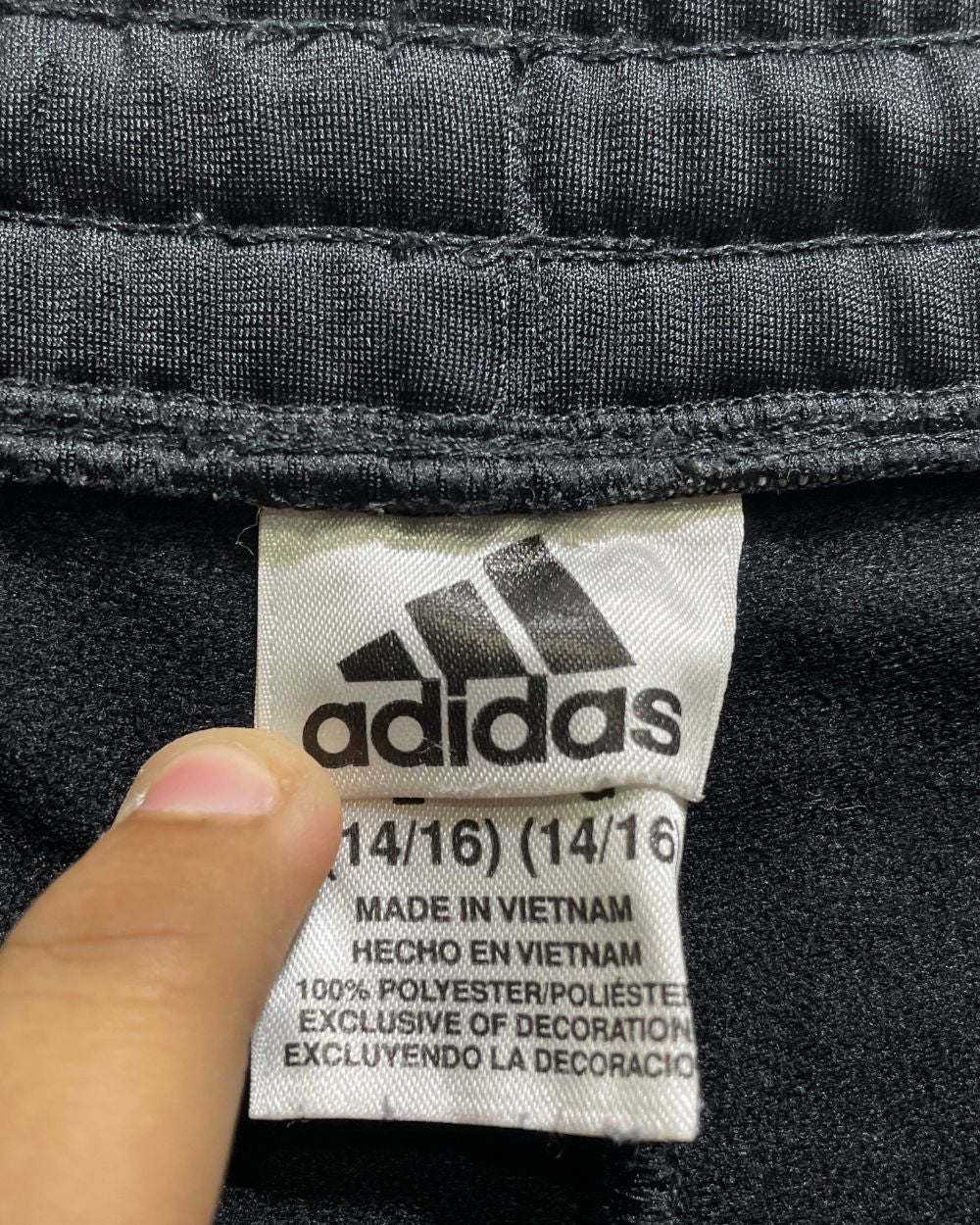 Adidas Black Sport Trouser For Women L | ThriftHub.pk