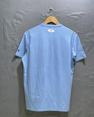 Under Armour Blue Sport T Shirt For Women Medium | ThriftHub.pk