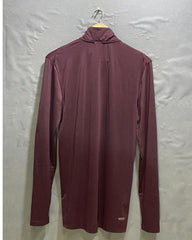 Spyder Active Maroon Sport T shirt For Women Medium | ThriftHub.pk