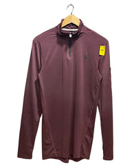 Spyder Active Maroon Sport T shirt For Women Medium | ThriftHub.pk