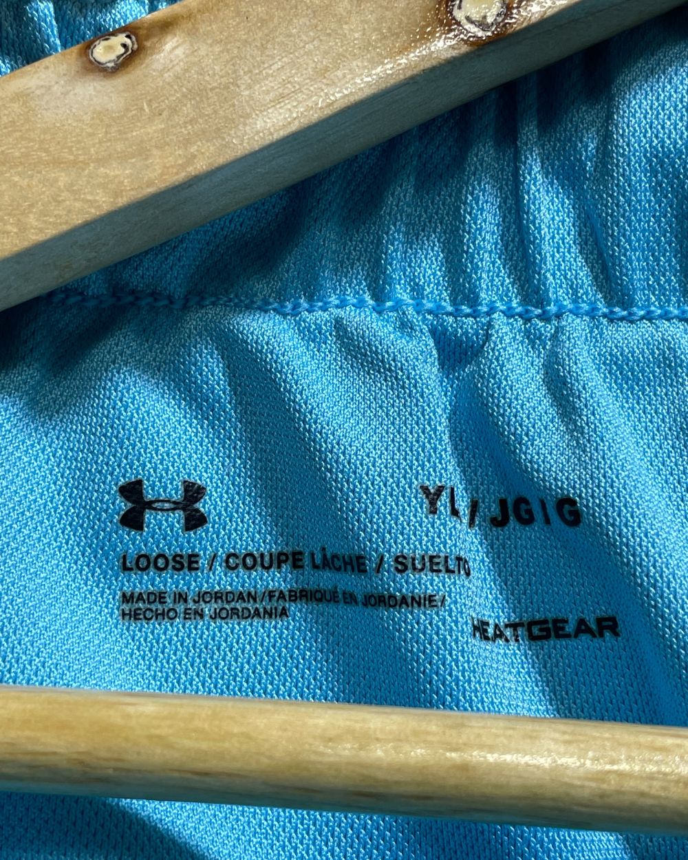 Under Armour Blue Sport Short For Women L | ThriftHub.pk
