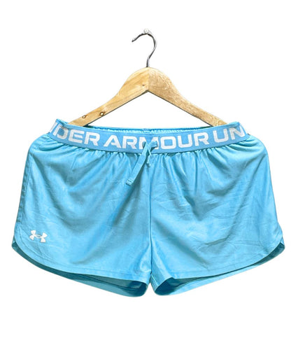 Under Armour Blue Sport Short For Women L | ThriftHub.pk