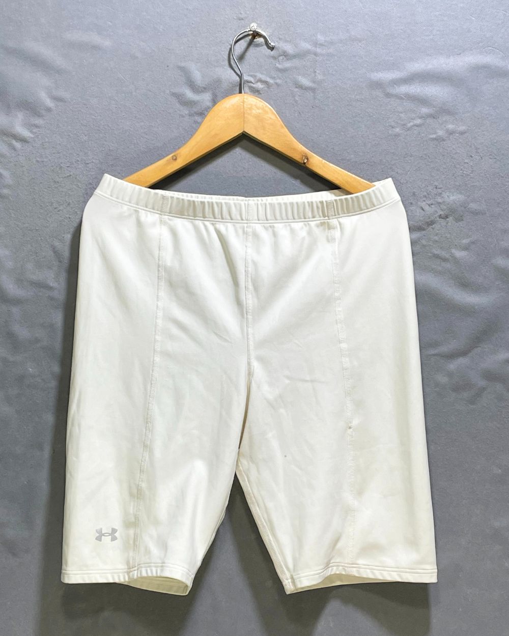Under Armour White Sport Short For Women L | ThriftHub.pk