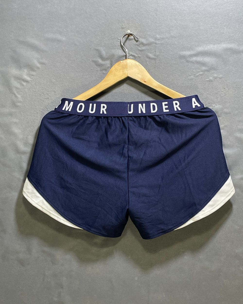 Under Armour Blue Sport Short For Women M | ThriftHub.pk