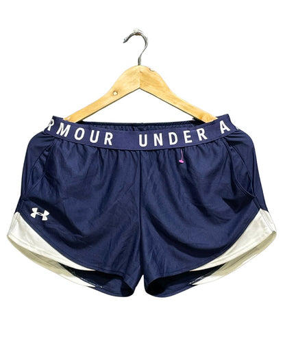Under Armour Blue Sport Short For Women M | ThriftHub.pk